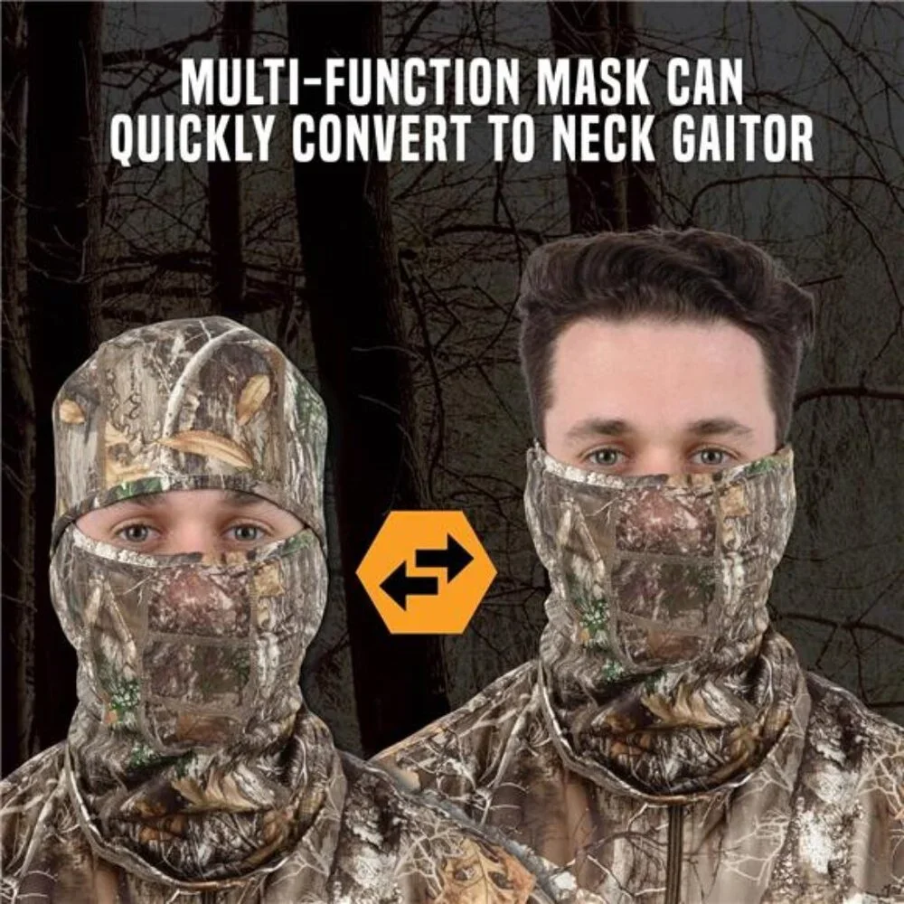Company Vanish Stretch Fit Camouflage Balaclava, Camo Hunting Face Cover